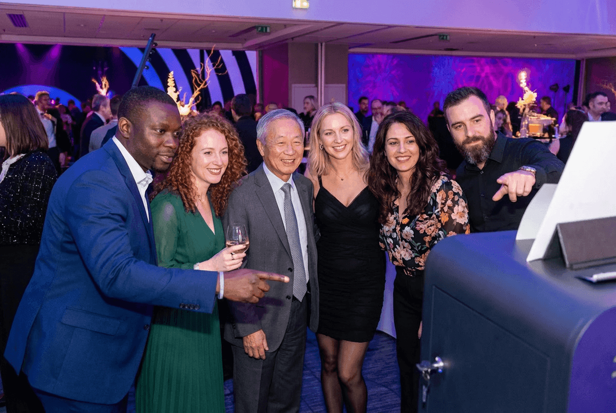 Événement professionnel avec le Photobooth AI