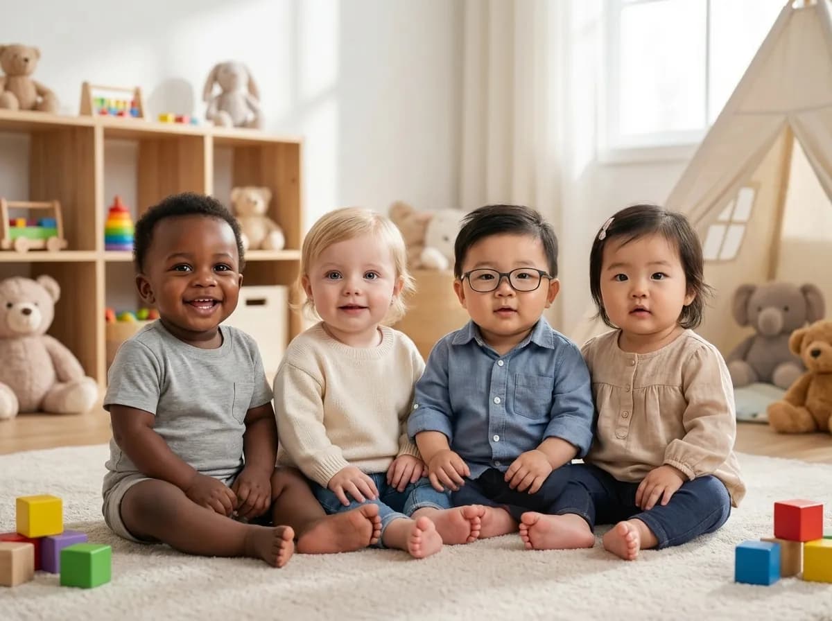 Transformation IA Bébés cartoon